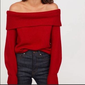 H&M off the shoulder top